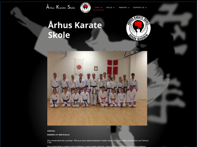 aarhus-karate-skole.dk snapshot