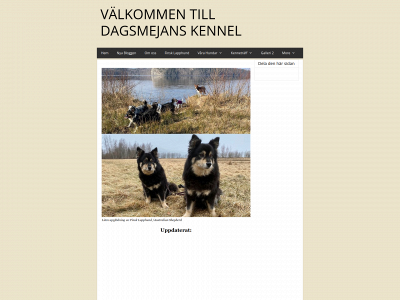 dagsmejanskennel.se snapshot