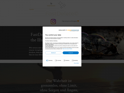 fastdelete.de snapshot