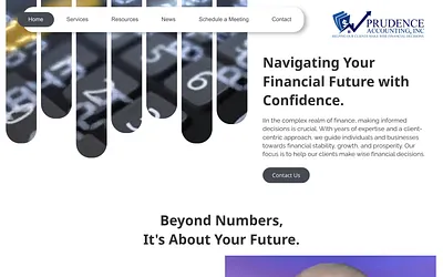 www.prudence.accountants snapshot