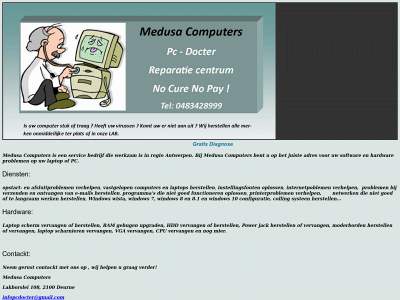 pcdocter.be snapshot