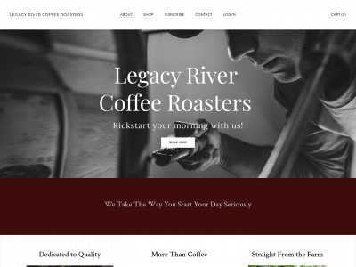www.legacyriverroasters.org snapshot