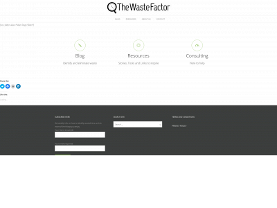 thewastefactor.com snapshot