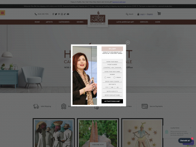 naderhaitianart.com snapshot