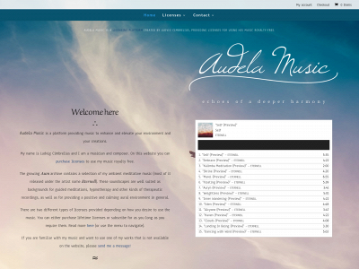 audelamusic.com snapshot