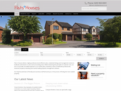 flats2houses.co.uk snapshot