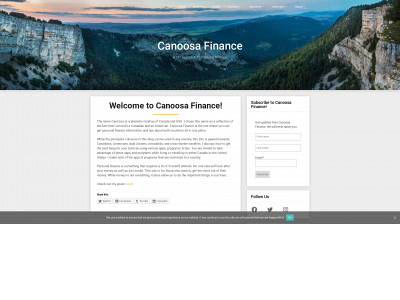canoosa.com snapshot