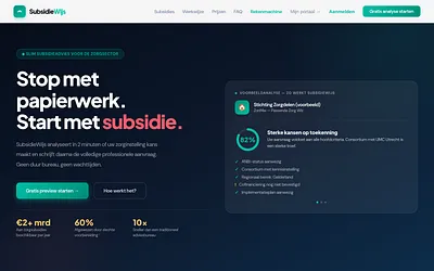 subsidiewijs.nl snapshot