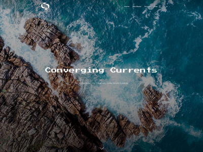 convergingcurrents.art snapshot