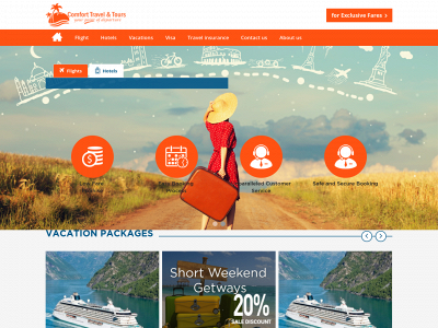 comfortravels.com snapshot
