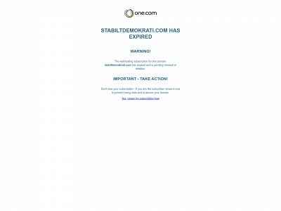 stabiltdemokrati.com snapshot