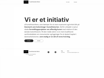 kunsthistoriskaktion.dk snapshot