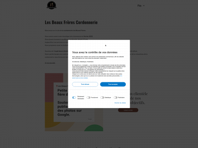lesbeauxfrerescordonnerie.fr snapshot