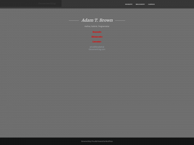 tbrownwriting.com snapshot