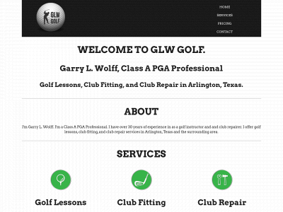 glwgolf.com snapshot