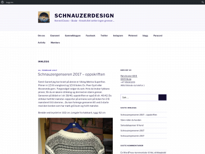 schnauzerdesign.no snapshot