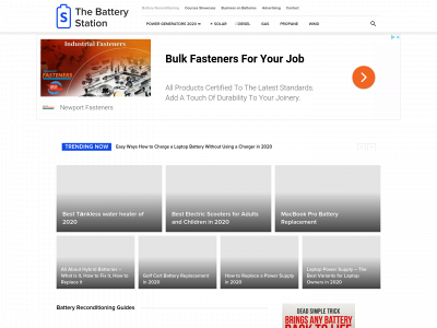 thebatterystation.com snapshot