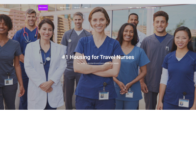 nursesbnb.com snapshot