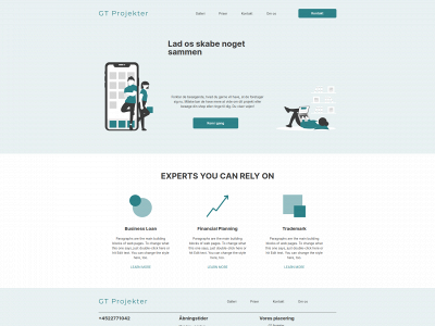 gt-projekter.dk snapshot