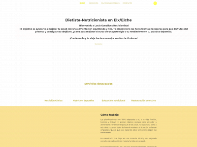 luciagonzalveznutricionista.es snapshot