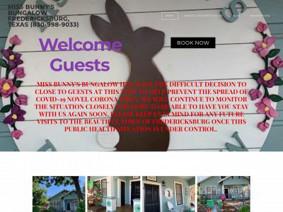 www.missbunnysbungalow.com snapshot
