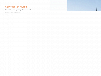 spiritualvetnurse.co.uk snapshot