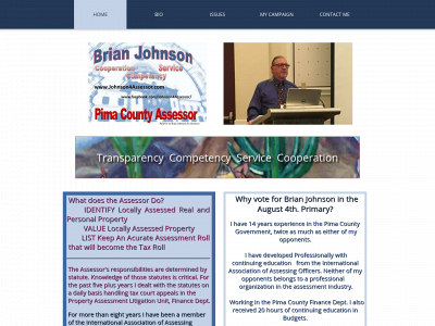 johnson4assessor.com snapshot