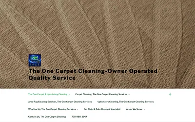 theonecarpetcleaning.com snapshot