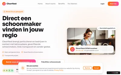 cleannest.nl snapshot