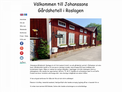 johanssonsgardshotell.se snapshot