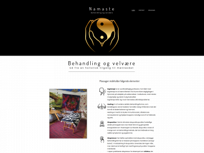 namastebehandling-og-velvaere.dk snapshot