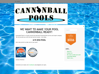 cannonballpoolssd.com snapshot