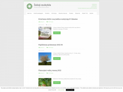 zaliojimokykla.lt snapshot