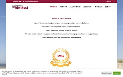 agencewestkust.eu snapshot