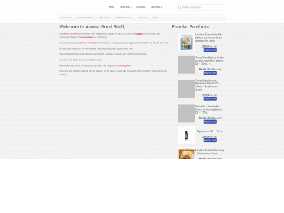 aromagoodstuff.com snapshot