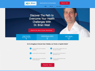 www.drbrianwest.com snapshot