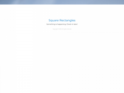 squarerectangles.com snapshot