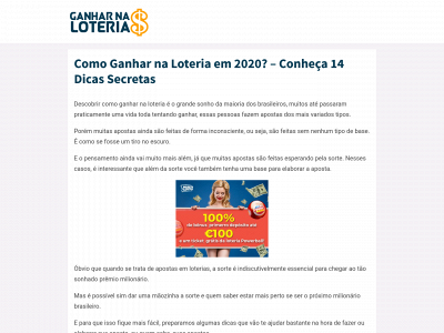 ganharnaloteria.com snapshot