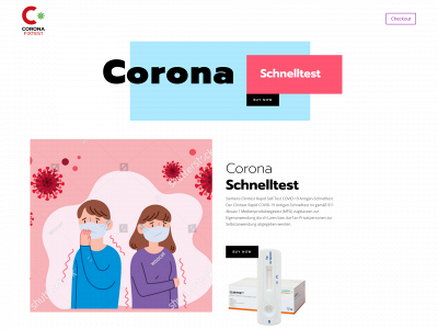 corona-fixtest.de snapshot