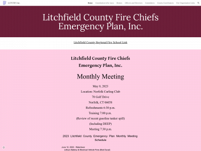 litchfieldcountychiefs.org snapshot