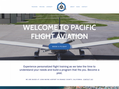 pacificflight.com snapshot