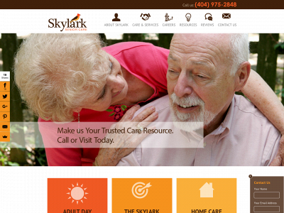 skylarkseniorcare.com snapshot