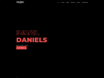 paveldanielsaudio.com snapshot