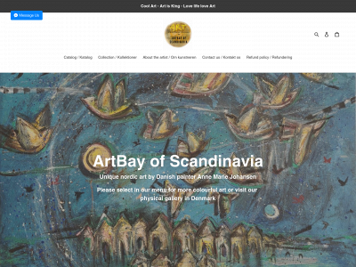 artbayofscandinavia.dk snapshot