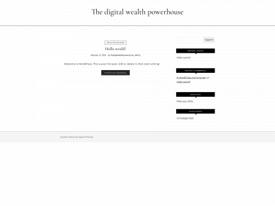 thedigitalwealthpowerhouse.com snapshot
