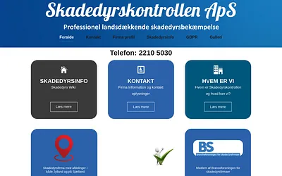 skadedyrskontrollen.dk snapshot