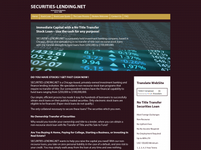 securities-lending.net snapshot