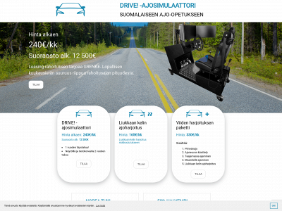 ajosimulaattori.fi snapshot