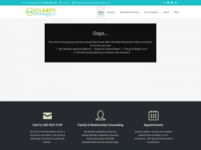 clarityfamilies.com snapshot