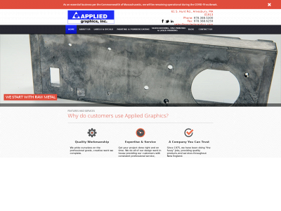 appliedgraphics.com snapshot